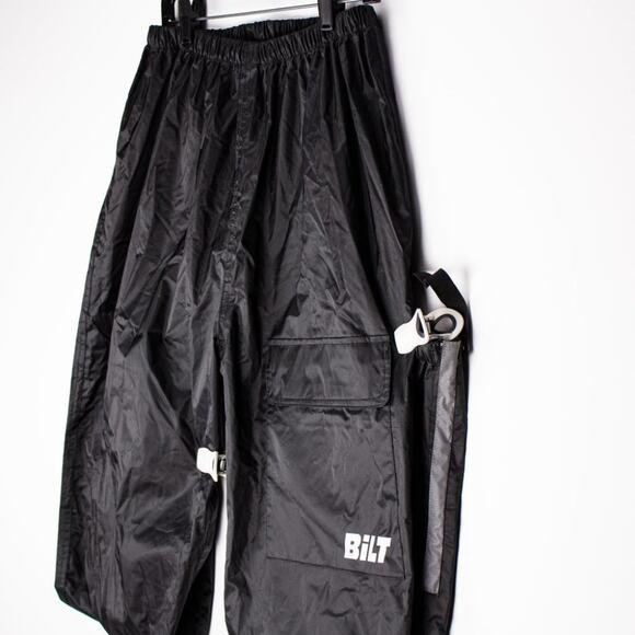 Bilt Men's Motorcycle Overpant's Waterproof 2XL Black Poly BLW 8 Unlined - Picture 1 of 10